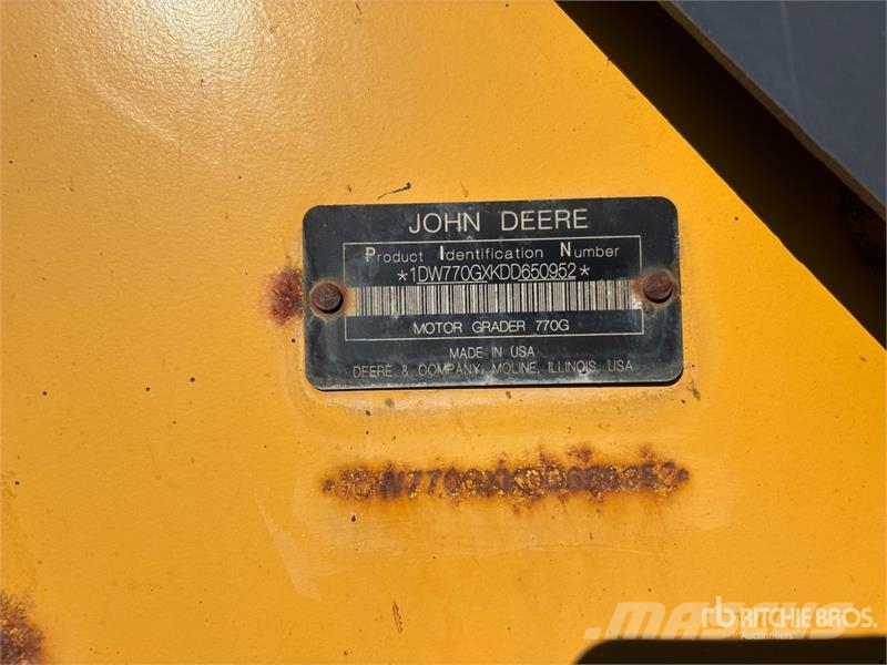 John Deere 770G Motor Grader Motoniveladoras