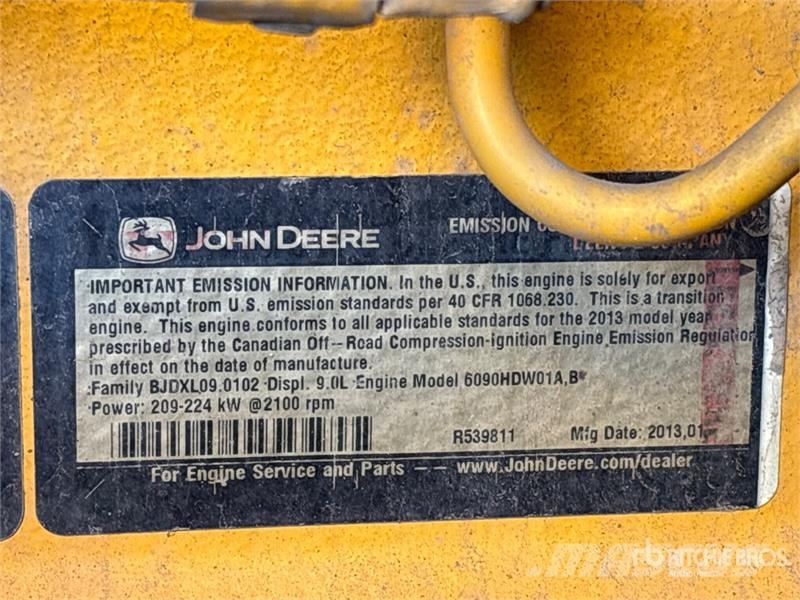 John Deere 770G Motor Grader Tiehöylät