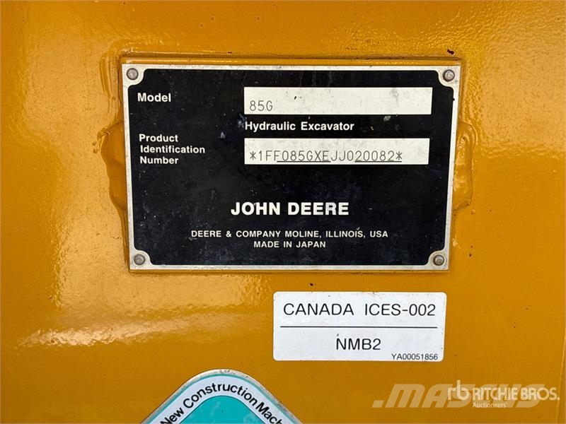 John Deere 85G Excavadoras de cadenas
