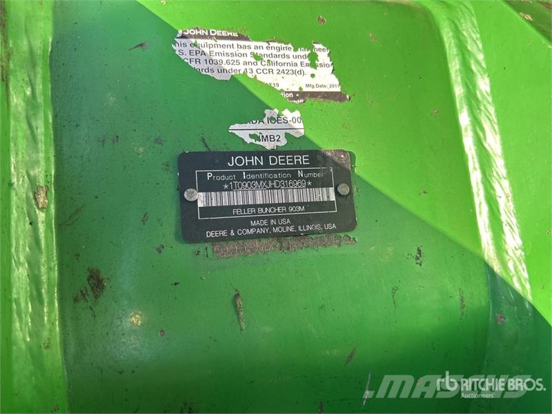 John Deere 903M Track Feller Buncher Fällare-läggare