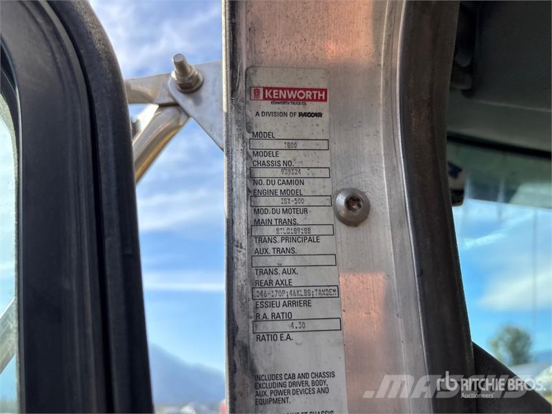 Kenworth T800 6x4 S/A Dump Truck Kipper