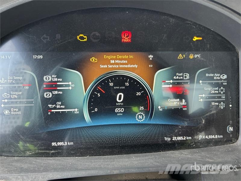 Kenworth T880 Lastbiler med tip