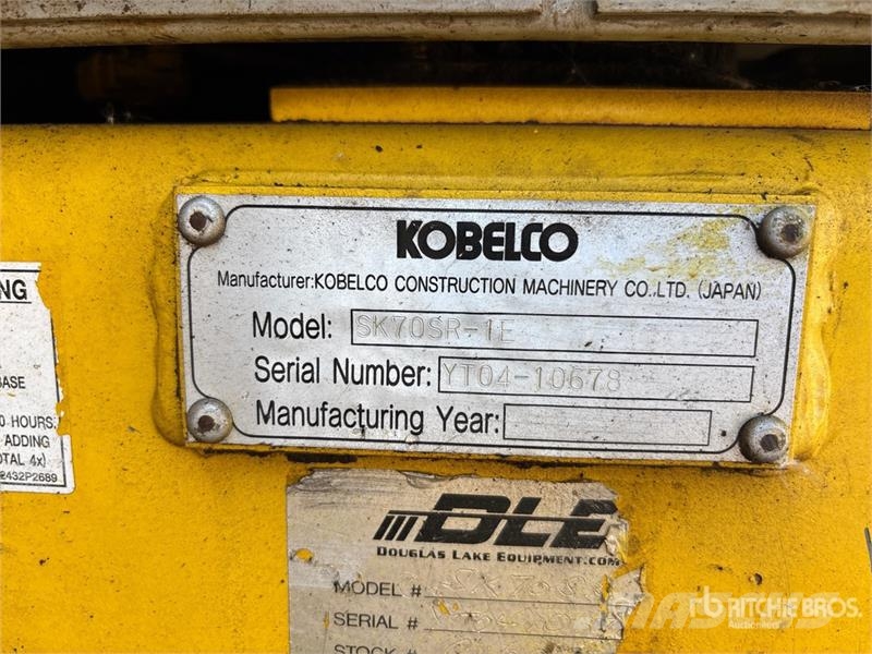 Kobelco SK70SR-1E Tracked Excavator Гусеничні екскаватори