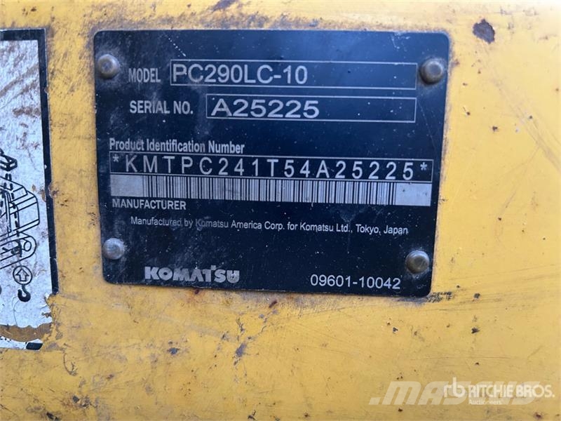 Komatsu PC290LC-10 Roomikekskavaatorid