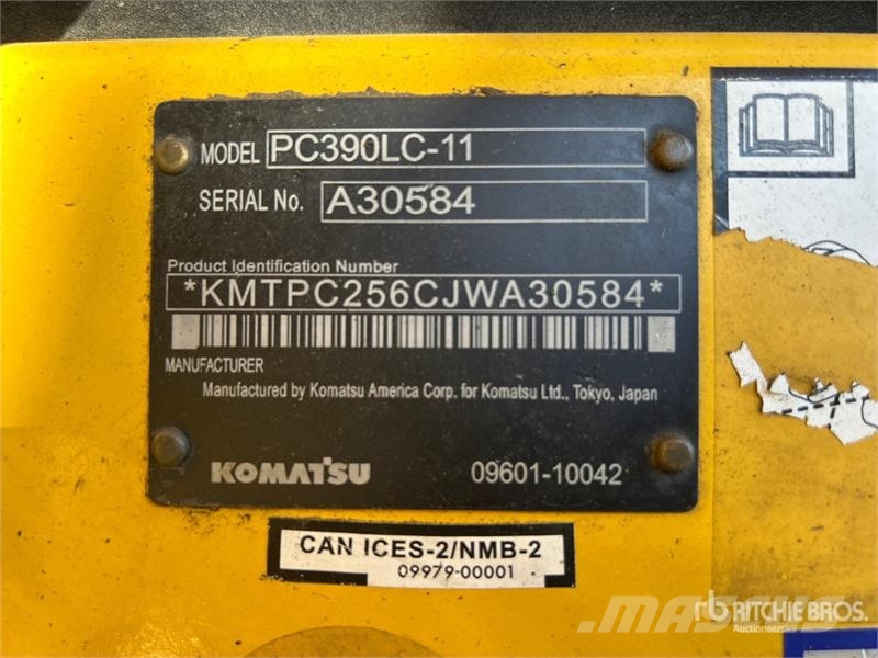 Komatsu PC390-11 Tracked Excavator Crawler excavators