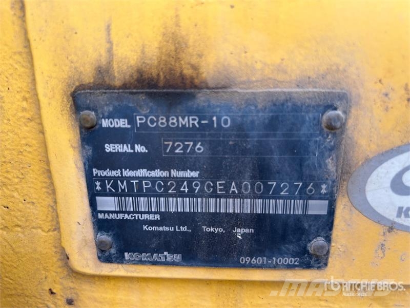 Komatsu PC88MR-10 Tracked Excavator Koparki gąsienicowe