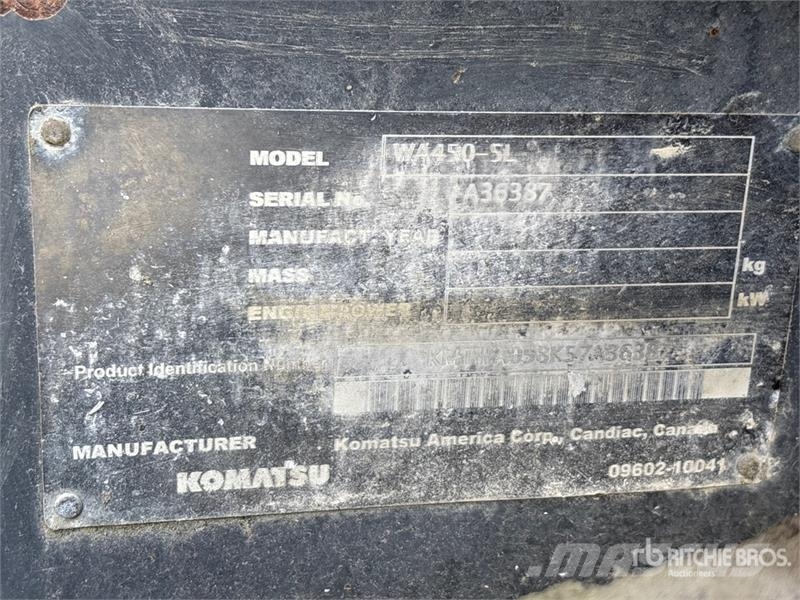 Komatsu WA450-5L Wheel Loader Chargeuse sur pneus