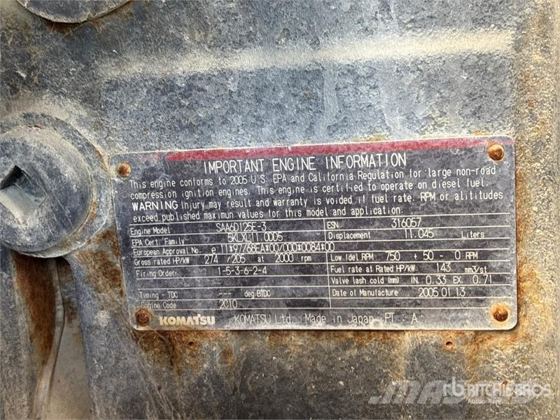Komatsu WA450-5L Wheel Loader Chargeuse sur pneus