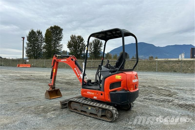 Kubota KX018-4H Mini Excavator Mini kotrók < 7t