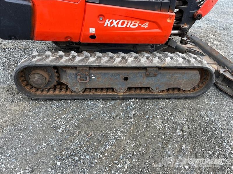 Kubota KX018-4H Mini Excavator Mini kotrók < 7t