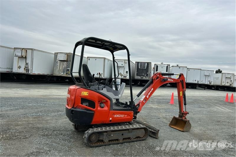 Kubota KX018-4H Mini Excavator Mini kotrók < 7t