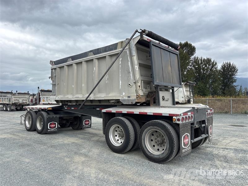 Langfab Quad/A Sliding Transfer Trailer Remorque benne
