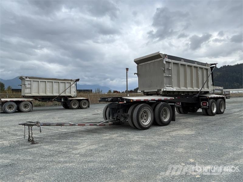 Langfab Quad/A Sliding Transfer Trailer Remorque benne