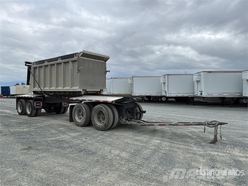 Langfab Quad/A Sliding Transfer Trailer Remorque benne