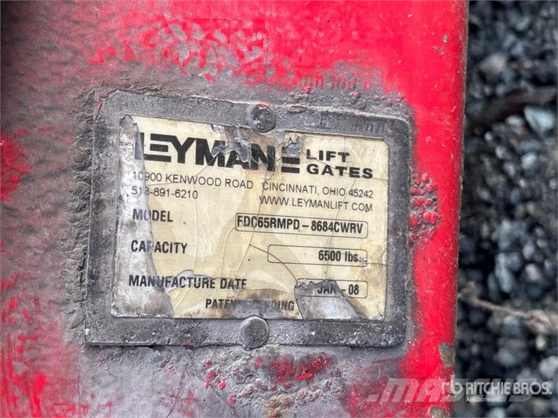 Leyman EDC65RMPD - 8684CWRV Hydraulic 102 in Liftg Transport – ostalo