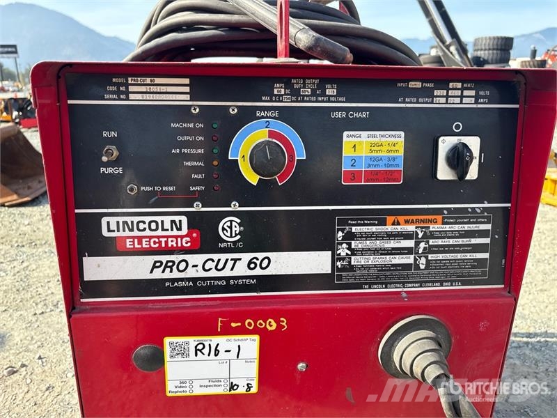 Lincoln Electric Electric Pro-Cut 60 60 A Mobile Plasma Cu Varilni instrumenti