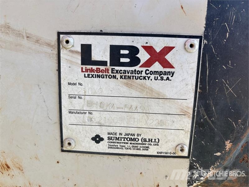 Link-Belt 210X2 Tracked Excavator Escavatori cingolati