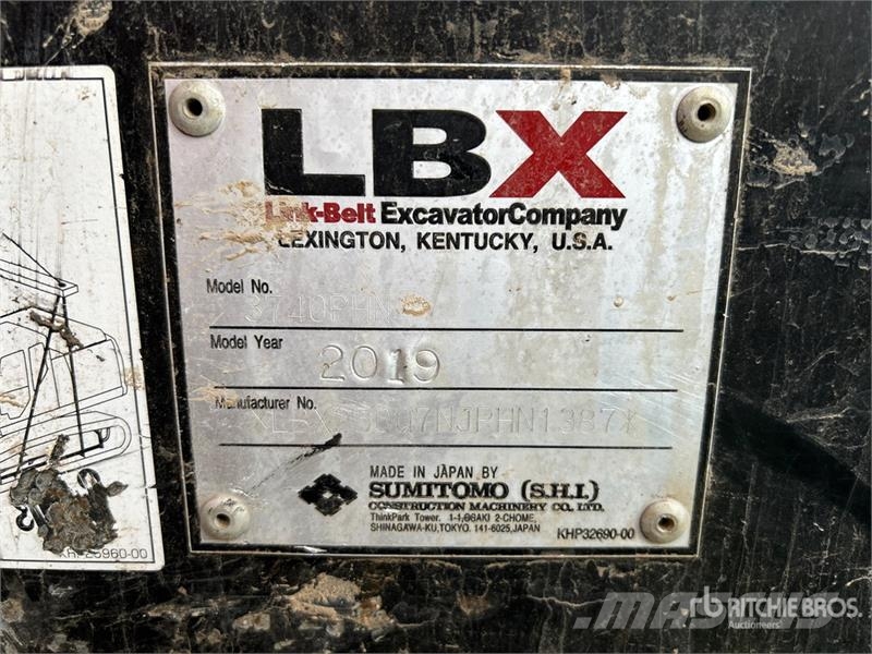 Link-Belt 3740 Roadbuilder Tracked Excavator Гусеничні екскаватори