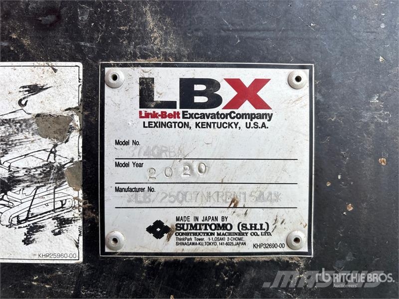Link-Belt 3740RBN Roadbuilder Tracked Excavator Roomikekskavaatorid