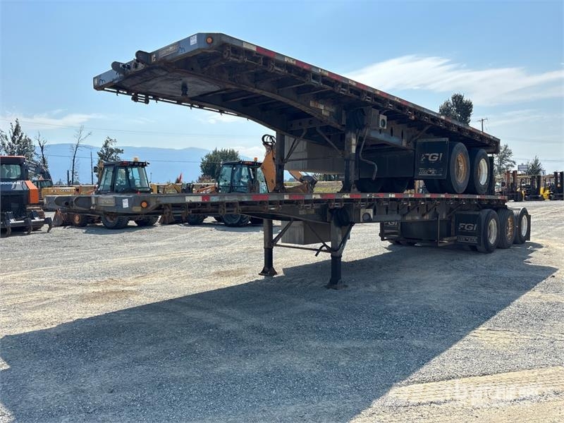 Lode King 32 ft Super B-Train Lead Flatbed Trailer Plato/keson prikolice