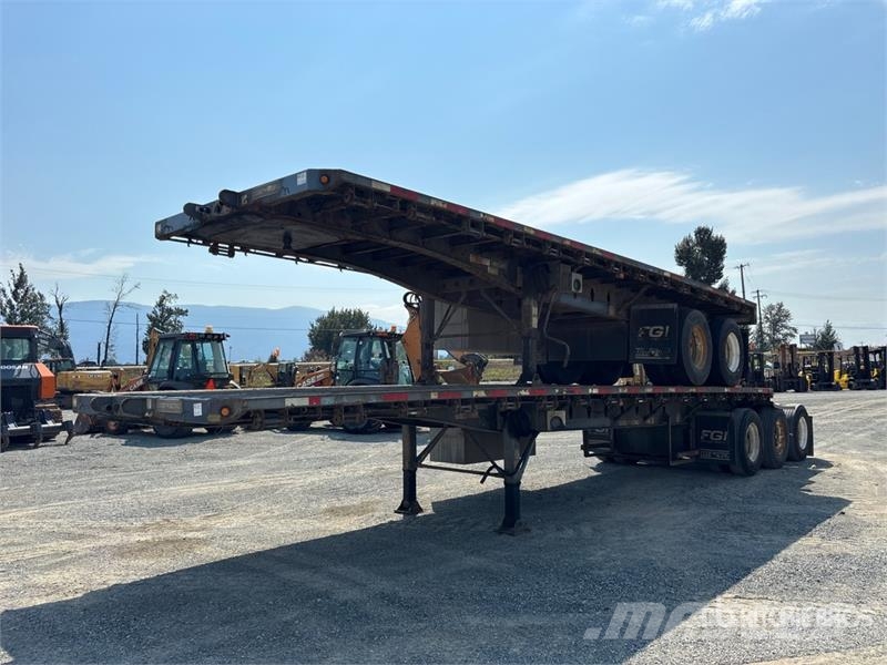 Lode King 32 ft Super B-Train Lead Flatbed Trailer Plato/keson prikolice