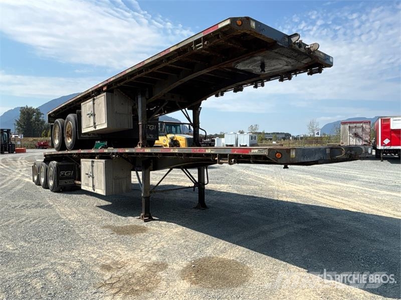 Lode King 32 ft Super B-Train Lead Flatbed Trailer Plato/keson prikolice
