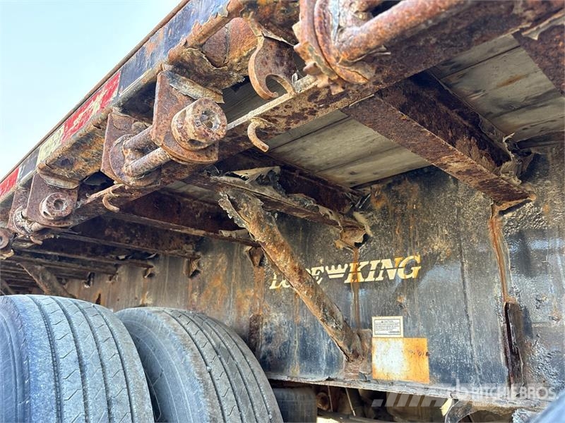 Lode King 32 ft Super B-Train Lead Flatbed Trailer Remolques de cama baja