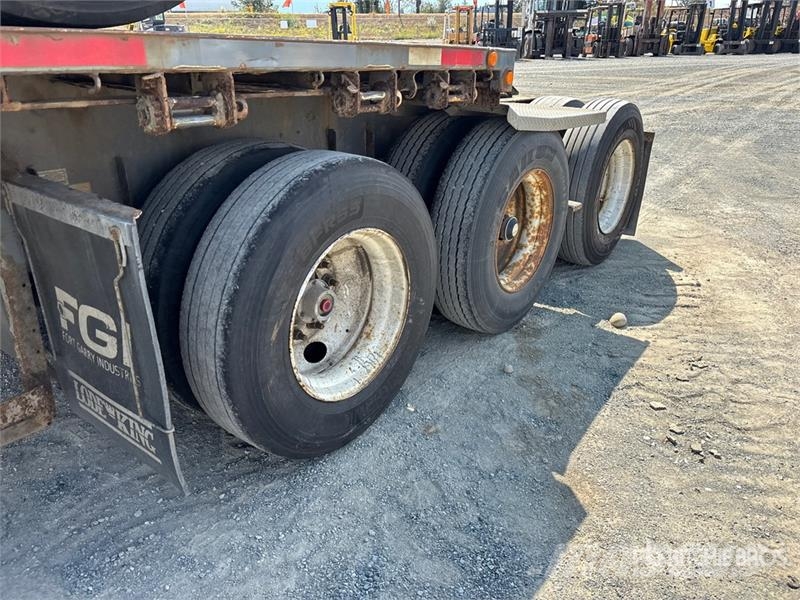 Lode King 32 ft Super B-Train Lead Flatbed Trailer Plato/keson prikolice