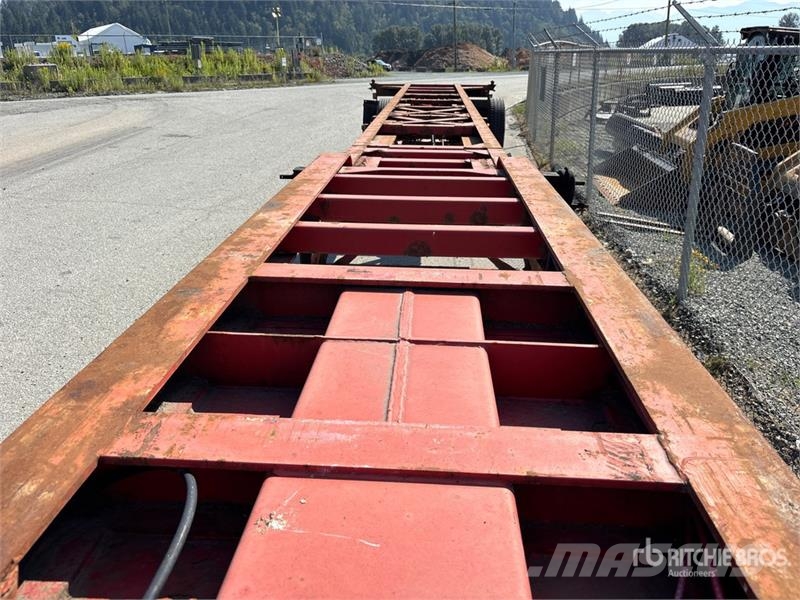 Lode King 53 ft Tri/A Extendable Container Trailer Anhænger med containerramme