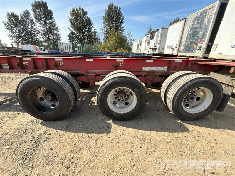 Lode King 53 ft Tri/A Extendable Container Trailer 貨櫃框架拖車