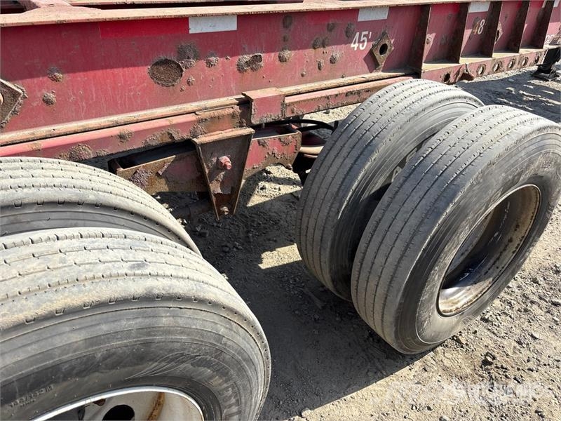 Lode King 53 ft Tri/A Extendable Container Trailer 貨櫃框架拖車