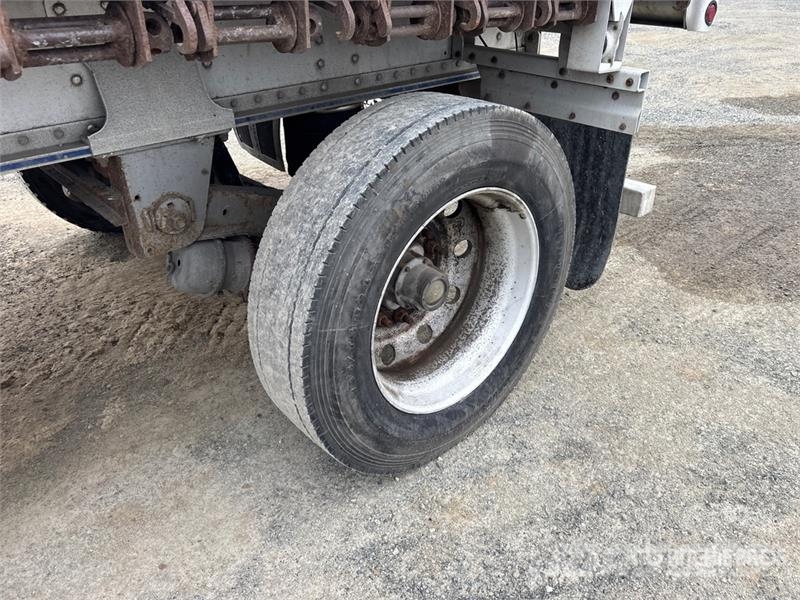 Lode King 53 ft Tri/A Flatbed Trailer Platformas/izkraušana no sāniem