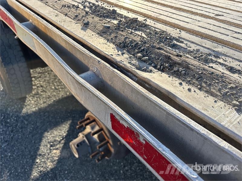 Lode King 53 ft Tri/A Flatbed Trailer Remolques de cama baja