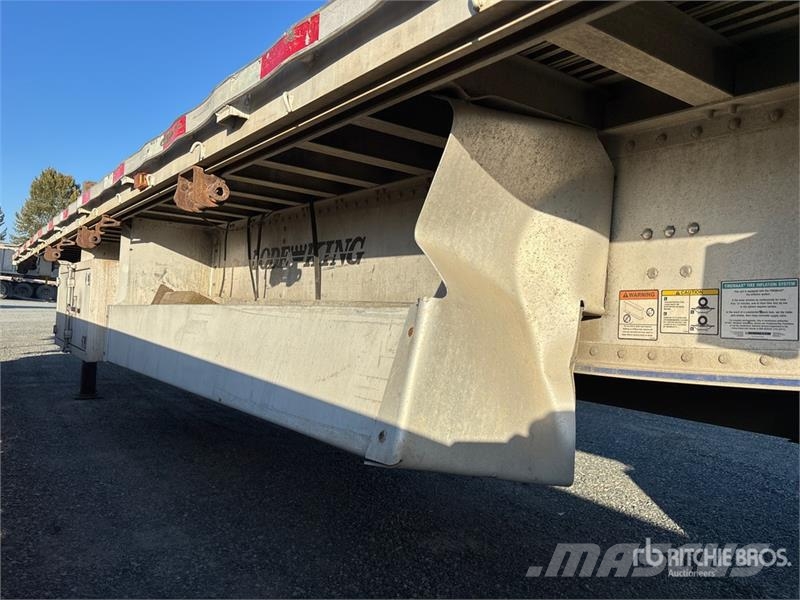 Lode King 53 ft Tri/A Flatbed Trailer Remolques de cama baja