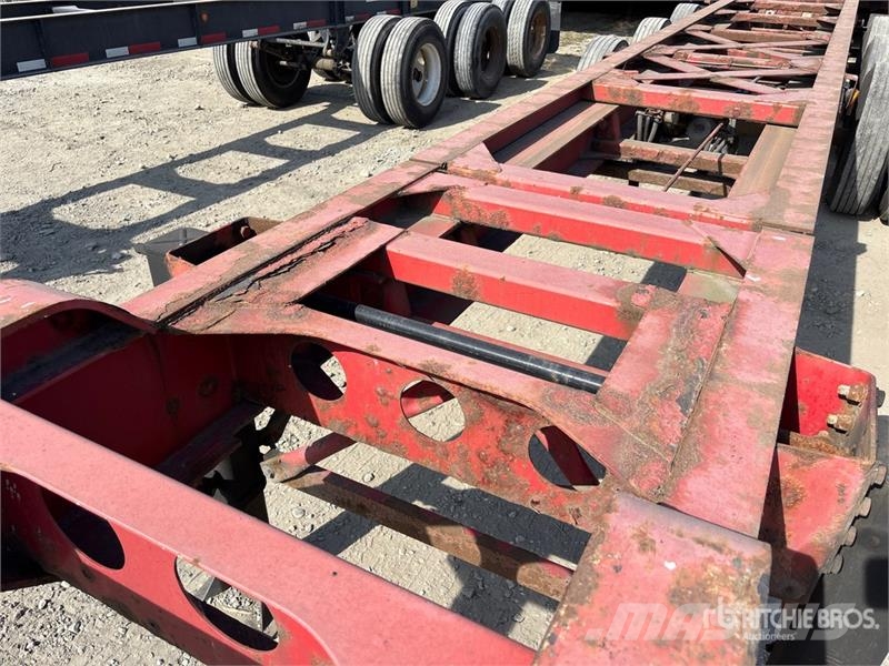Lode King 53 ft Tri/A Extendable Container Trailer 貨櫃框架拖車