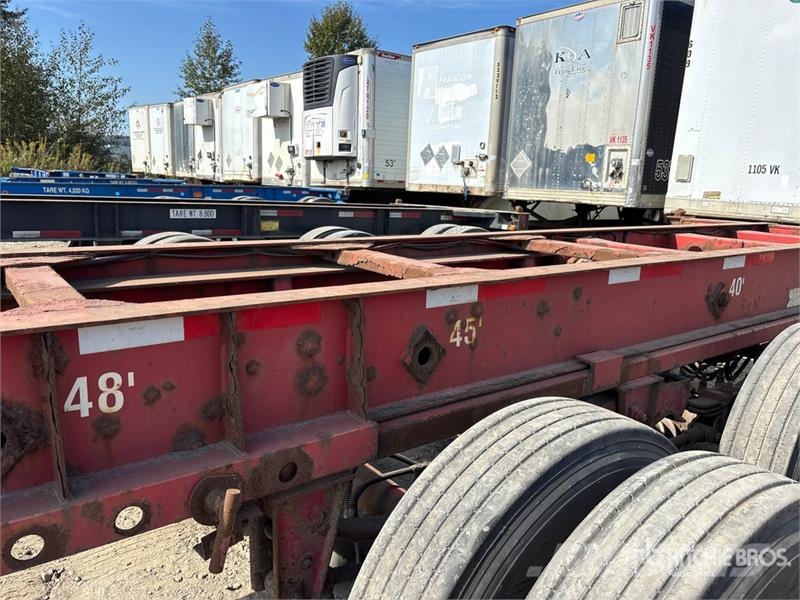 Lode King 53 ft Tri/A Extendable Container Trailer 貨櫃框架拖車