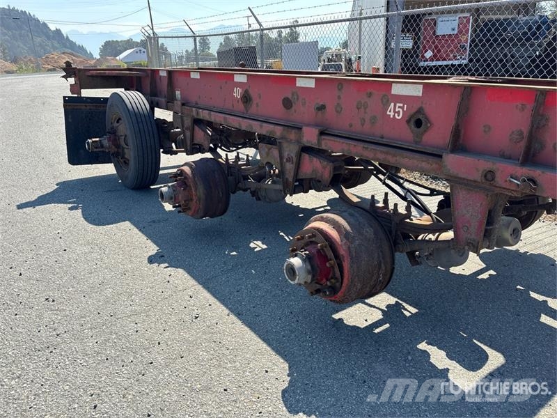 Lode King 53 ft Tri/A Extendable Container Trailer Anhænger med containerramme