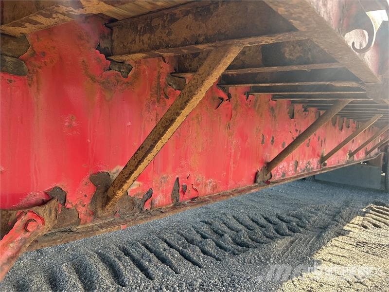 Lode King 53 ft Tri/A Flatbed Trailer Platformas/izkraušana no sāniem