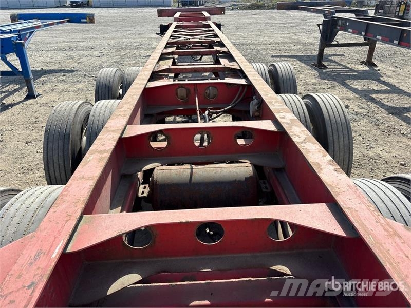 Lode King 53 ft Tri/A Extendable Container Trailer 貨櫃框架拖車