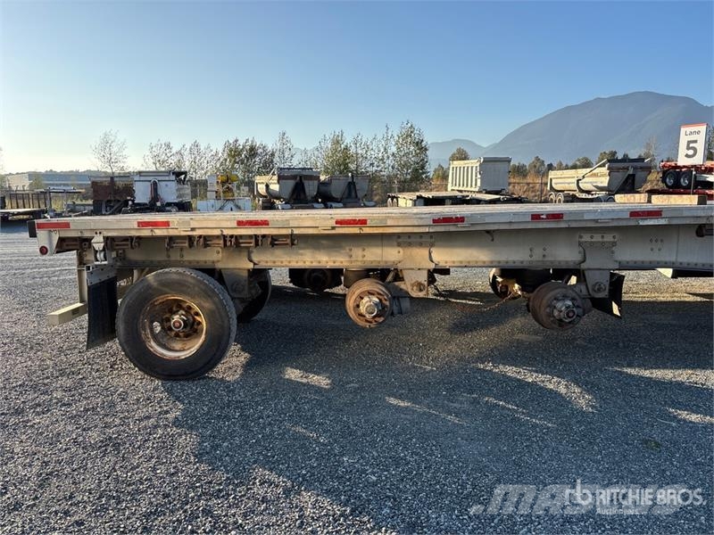 Lode King 53 ft Tri/A Flatbed Trailer Remolques de cama baja
