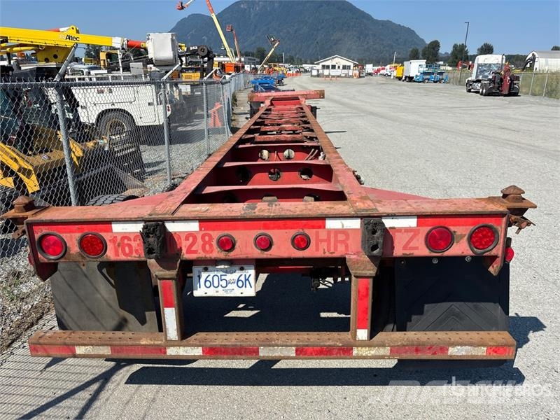 Lode King 53 ft Tri/A Extendable Container Trailer Anhænger med containerramme