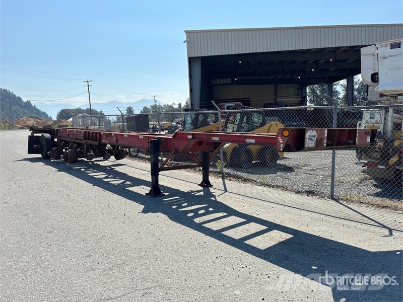 Lode King 53 ft Tri/A Extendable Container Trailer Anhænger med containerramme