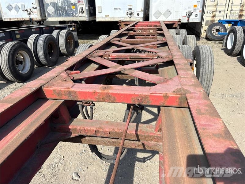 Lode King 53 ft Tri/A Extendable Container Trailer 貨櫃框架拖車