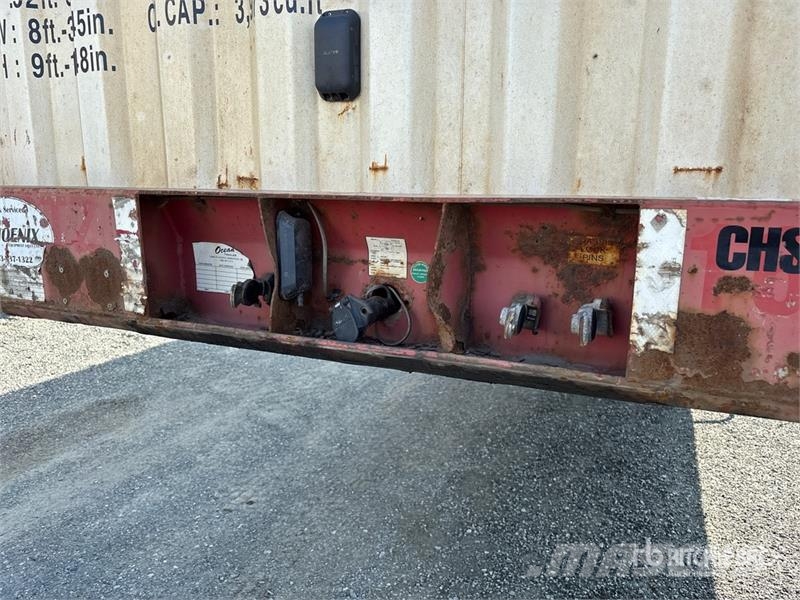 Lode King 53 ft Tri/A Extendable Container Trailer Remolques portacontenedores