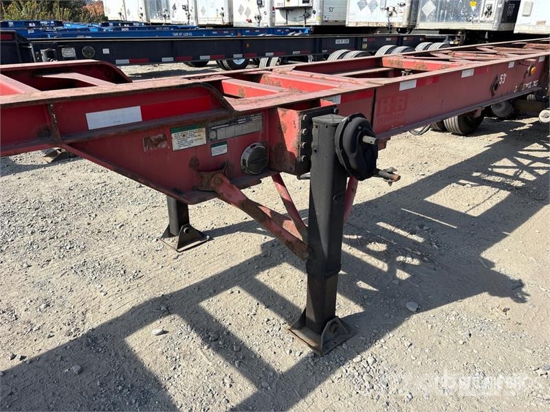 Lode King 53 ft Tri/A Extendable Container Trailer 貨櫃框架拖車