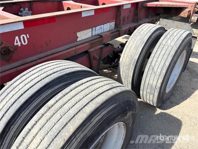 Lode King 53 ft Tri/A Extendable Container Trailer 貨櫃框架拖車