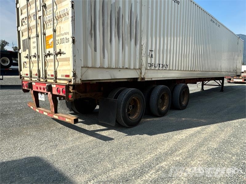 Lode King 53 ft Tri/A Extendable Container Trailer Remolques portacontenedores