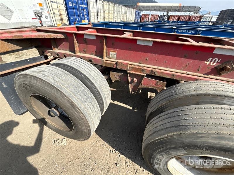 Lode King 53 ft Tri/A Extendable Container Trailer 貨櫃框架拖車