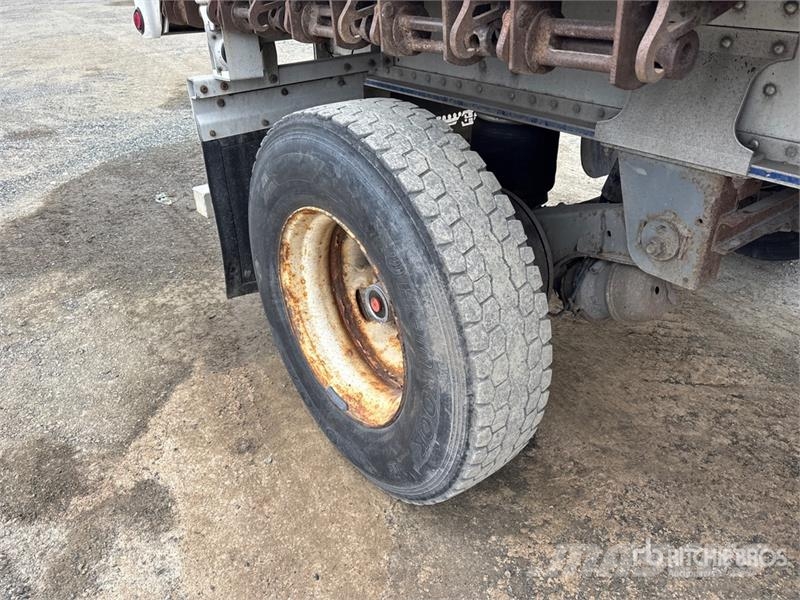 Lode King 53 ft Tri/A Flatbed Trailer Platformas/izkraušana no sāniem