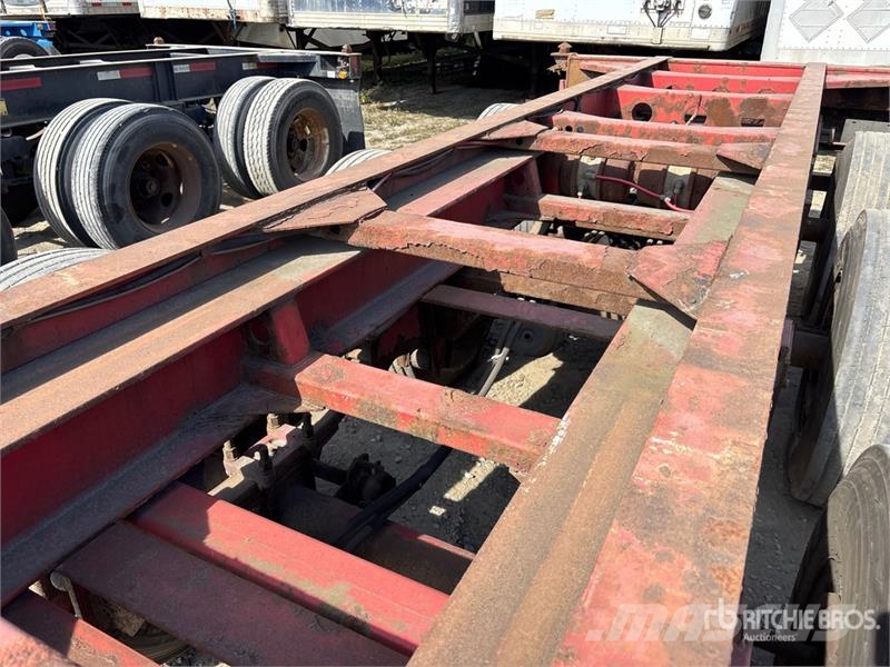 Lode King 53 ft Tri/A Extendable Container Trailer 貨櫃框架拖車